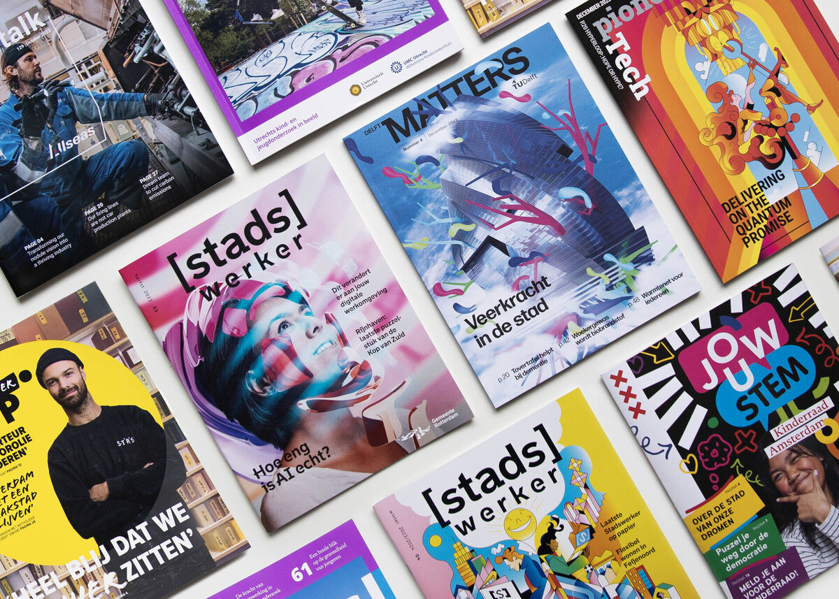 magazines collectie ontwerpwerk