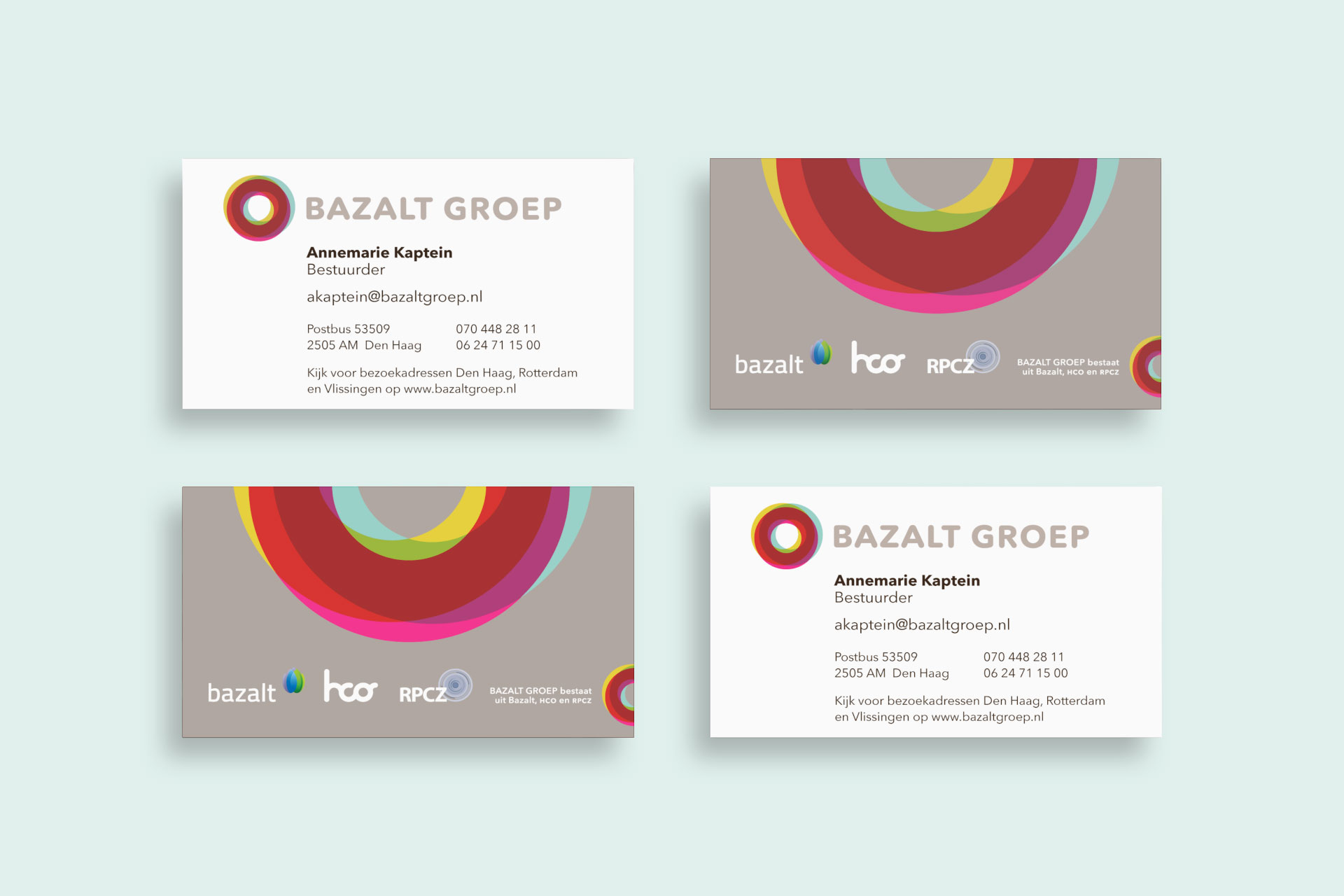 visitekaartjes bazaltgroep