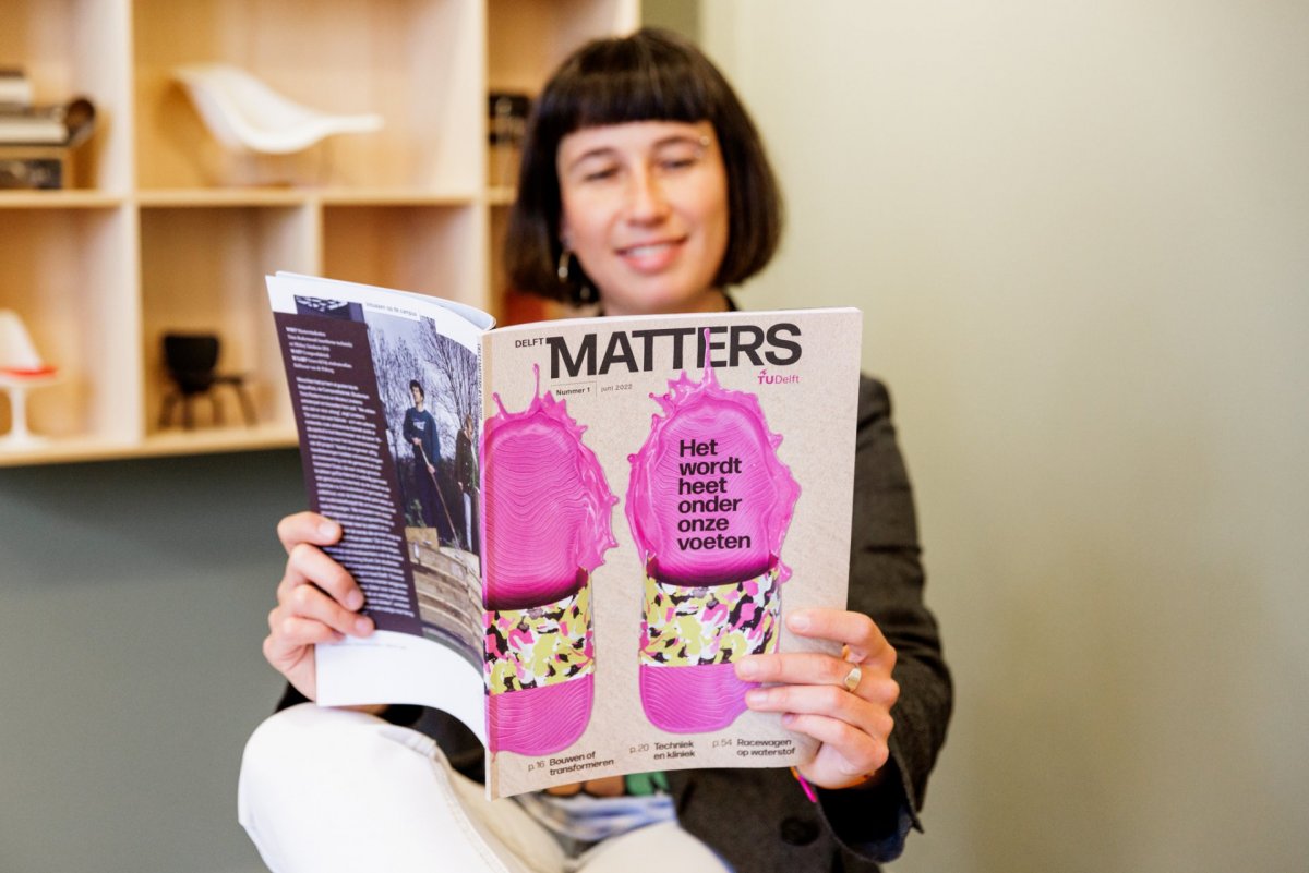 Cover magazine Delft Matters