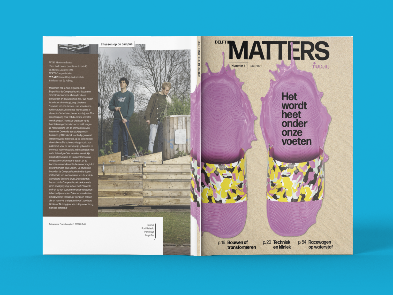 Cover magazine Delft Matters