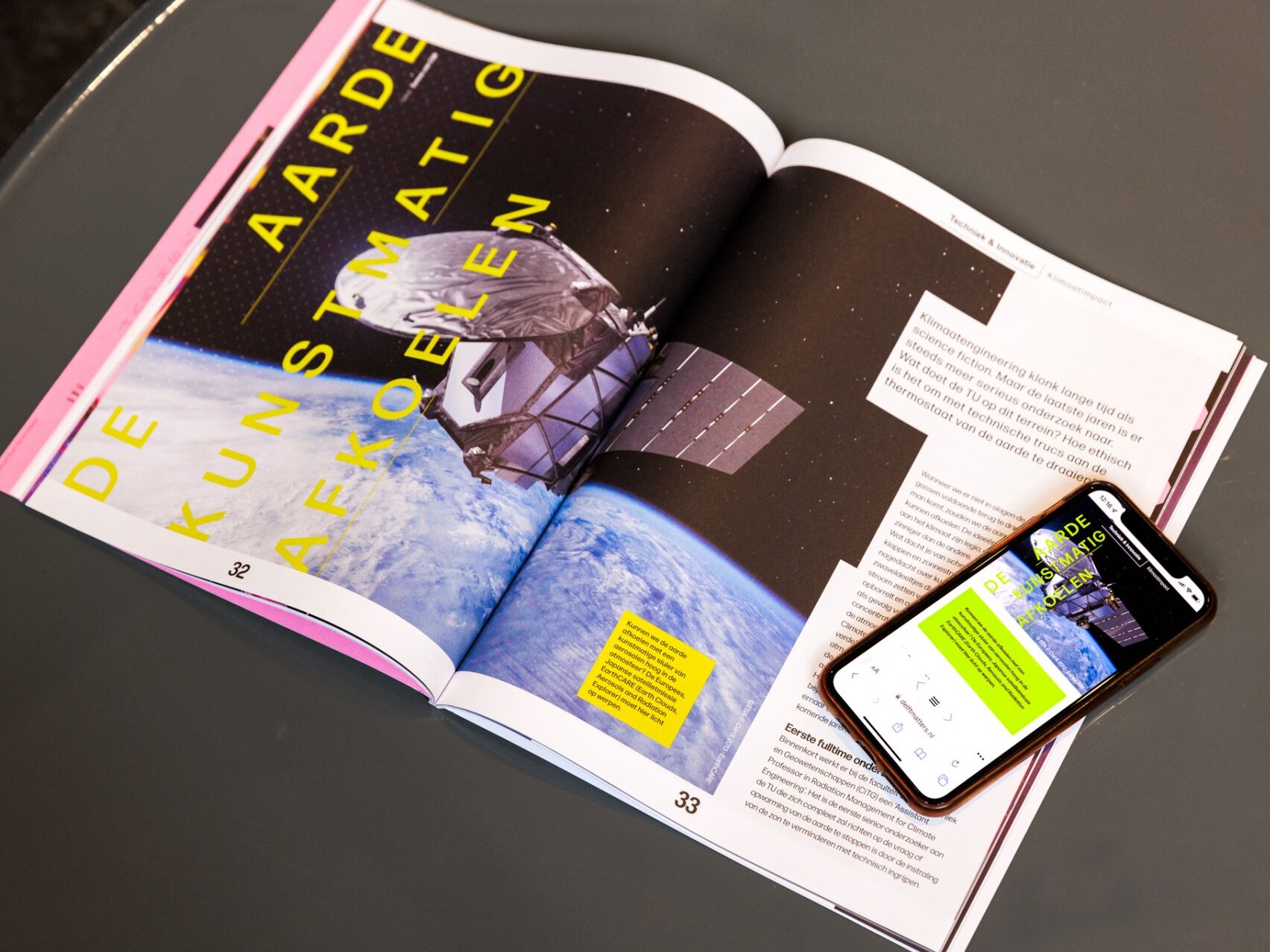 Artikel Delft Matters magazine en mobile content