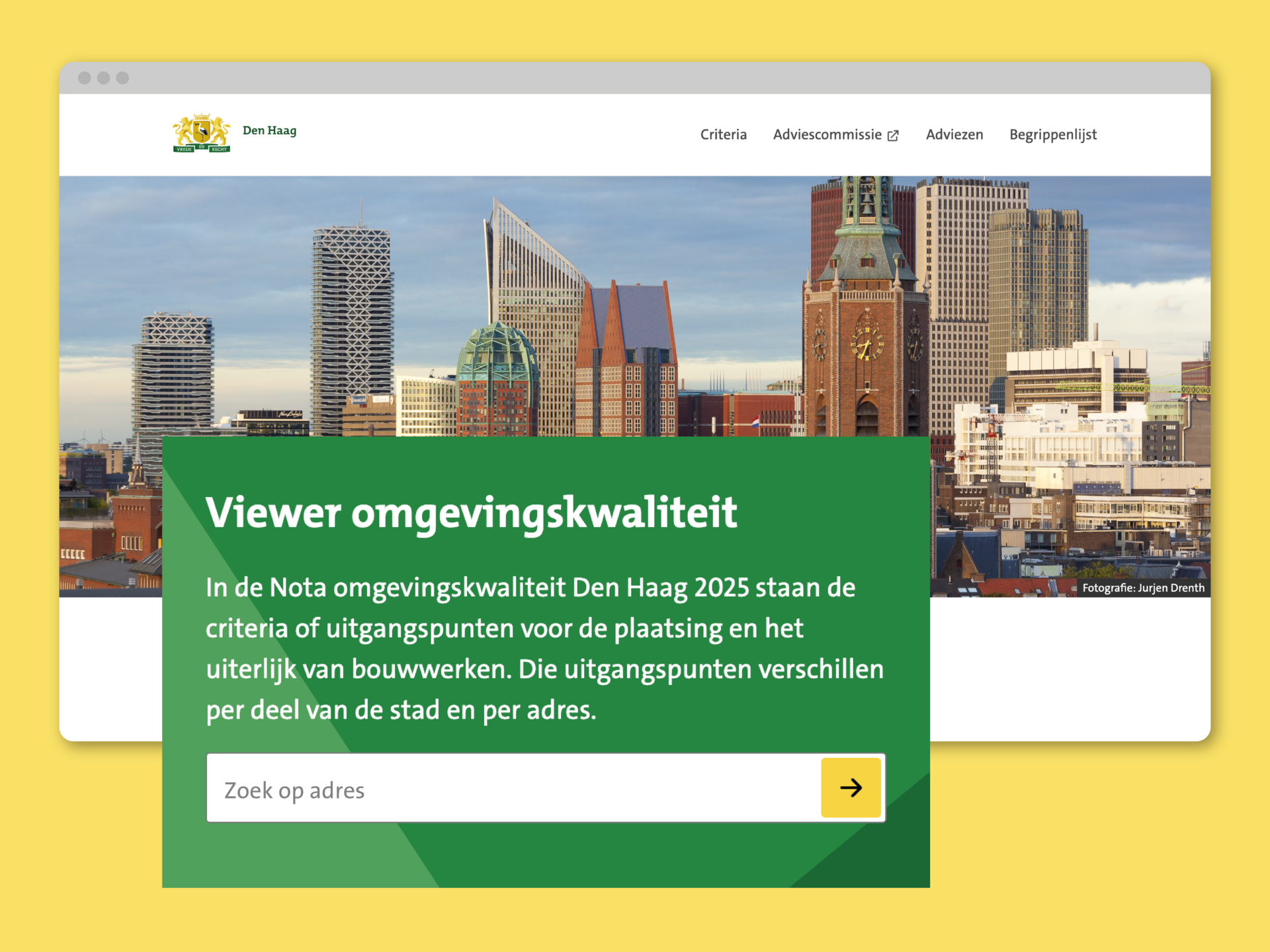Welstandsviewer gemeente Den Haag